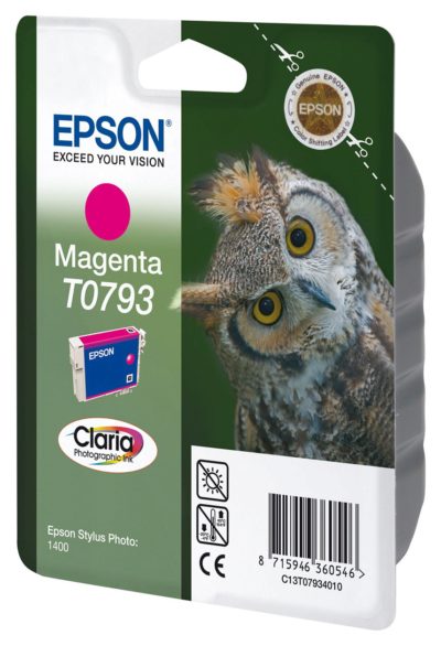 Epson Claria Magenta Ink Cartridge (T0793) Epson Claria Magenta Ink Cartridge (T0793)
